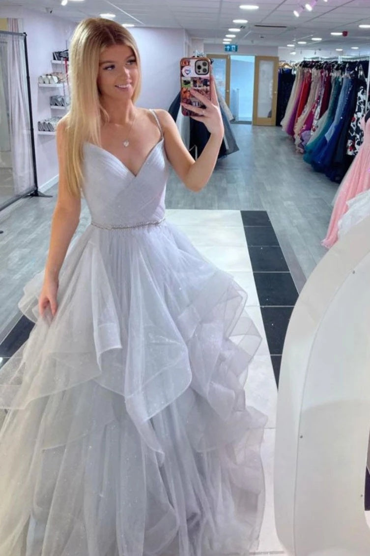 white princess prom dresses