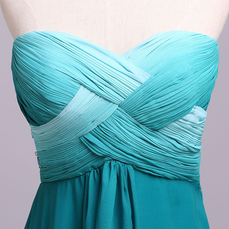 Teal ombre outlet bridesmaid dresses