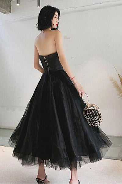 Ankle Length Poofy Prom Dresses