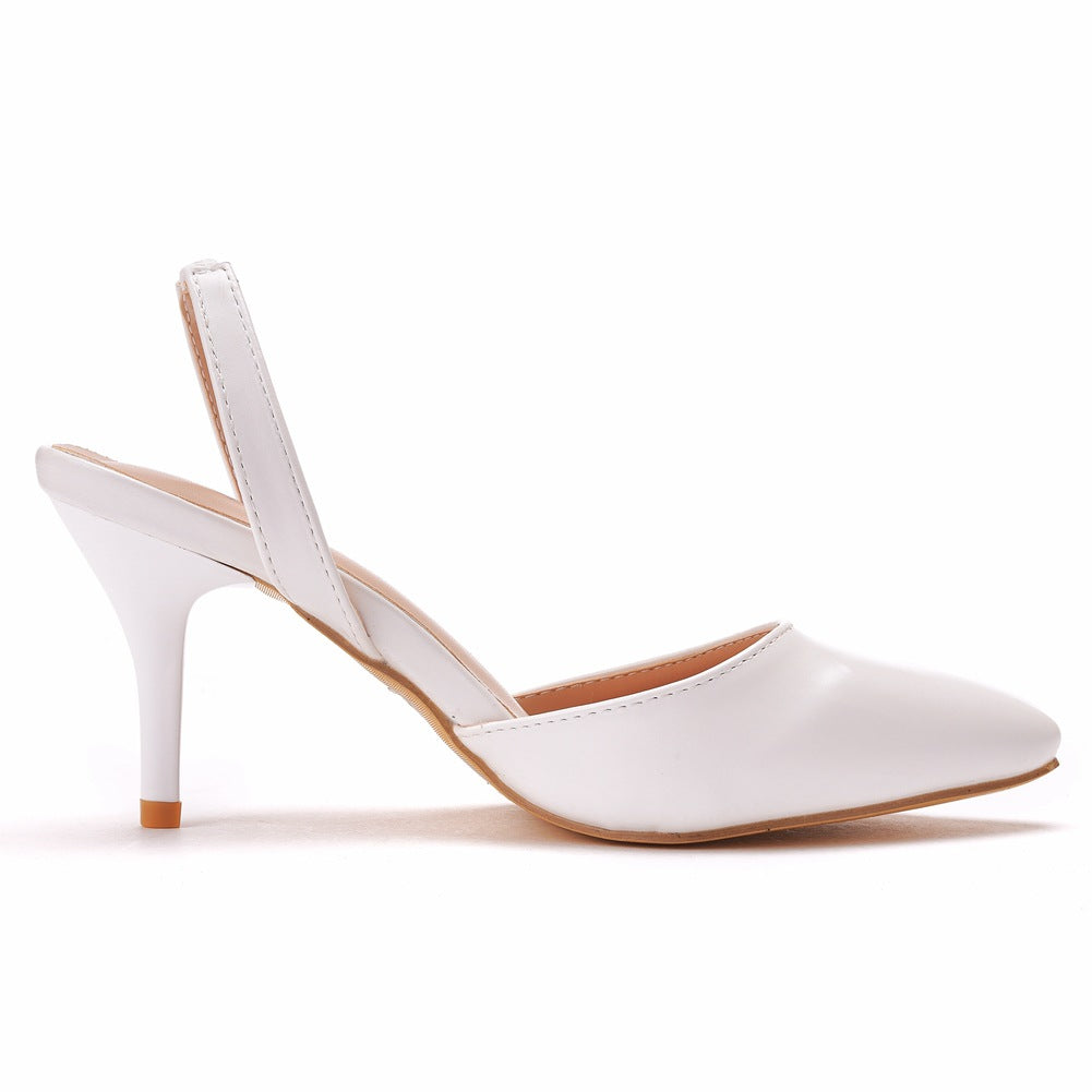 Pointed Toe Brief Elegant Slingback High Heels