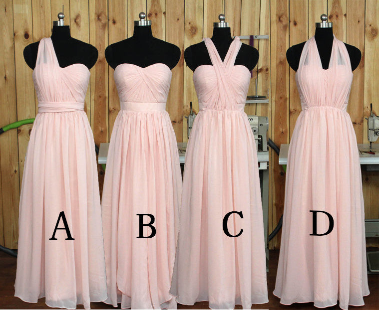 Sweetheart Blush Pink Bridesmaid Dresses