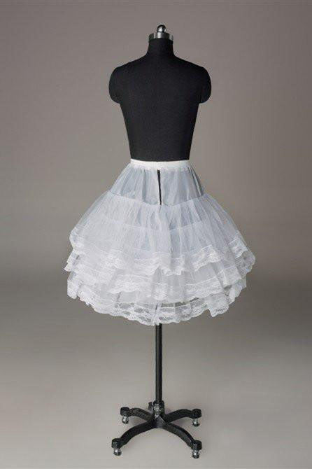 Short Wedding Petticoat Accessories White Wedding Underskirt P005