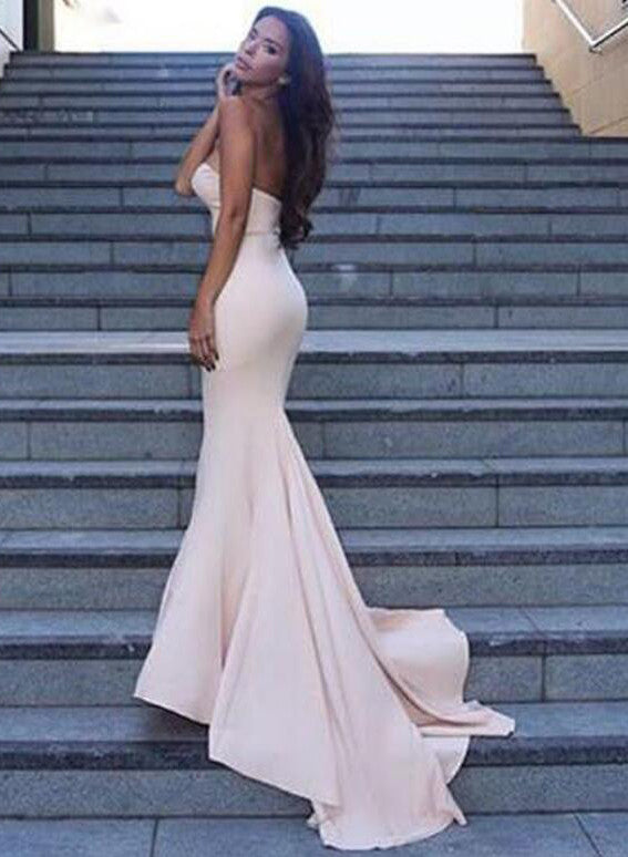 Sweetheart Strapless Mermaid Evening Dresses