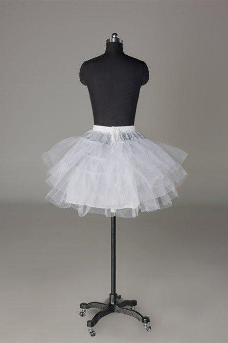 White Short Wedding Dresses Petticoat Accessories White Underskirt P006