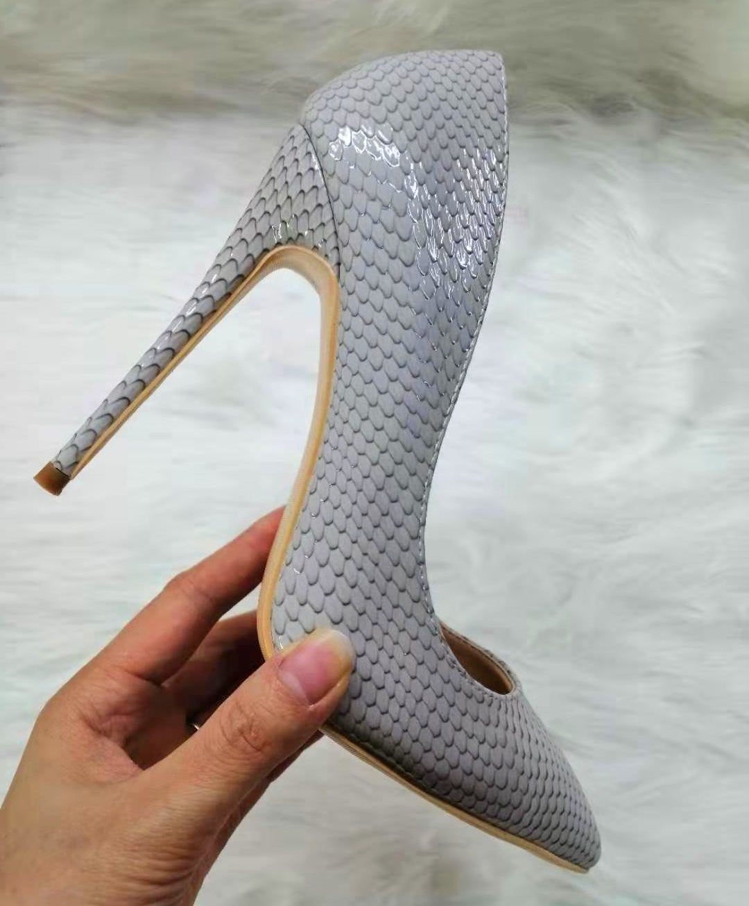 High Heels with Snakeskin Patterns Fashion Women Party Shoes yy20-2