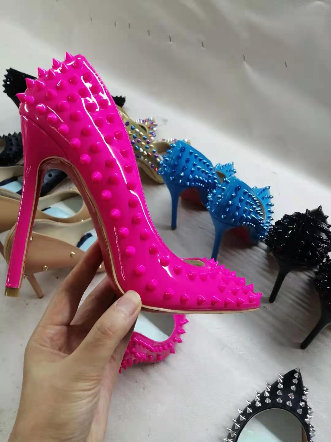 High-heels with Nails Fashion Women Party Shoes yy21-1